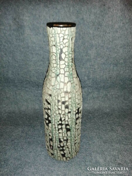 Retro kerámia váza 30 cm magas (A4)