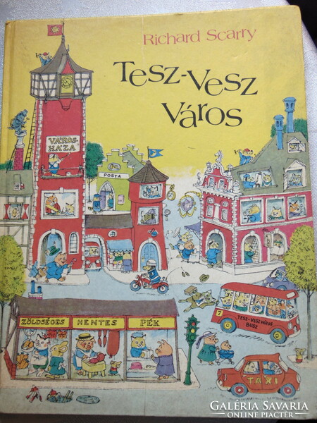 Régi mese- vagy ifjúsági könyv: Tesz-vesz város