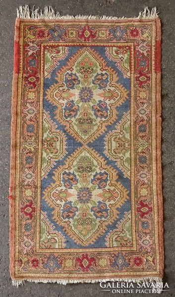 1K975 antique Caucasian art deco carpet ~1930 100 x 180 cm