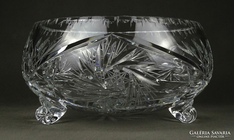 1H793 Large Flawless Crystal Serving Bowl 12.5 Cm