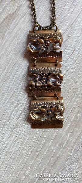 Finnish craftsman copper necklace