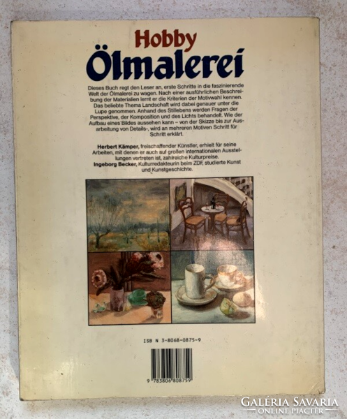Hobby ölmalerei - landschaft und stilleben - oil painting book in German