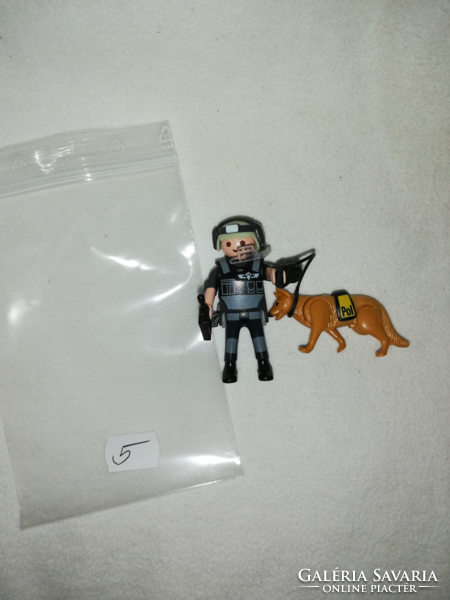 Geobra with police dog, voki talk 5