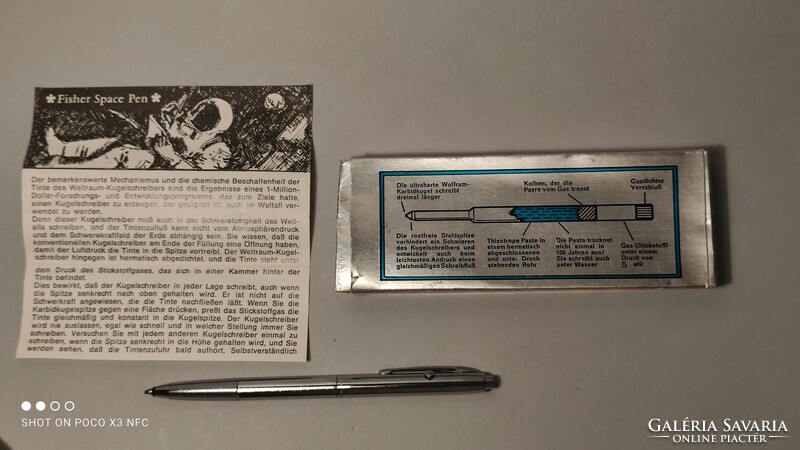 Vintage pen fisher space pen der weltraumkugelschreiber I recommend for collection