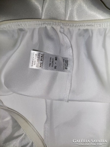 Marks&Spencer fehér alsószoknya UK14