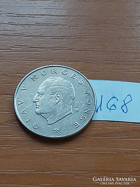 Norway 5 kroner 1979 v. King Olav, copper-nickel 168.