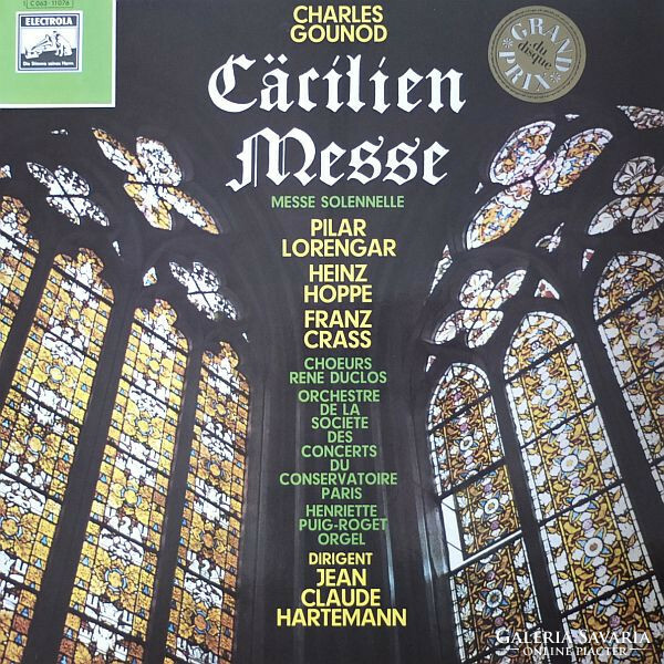 Gounod - Lorengar, Hoppe, Crass, Hartemann - Cäcilien Messe (Messe Solennelle) (LP)