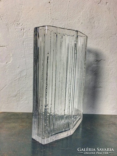 Mid Century Tapio Wirkkala finn üveg váza, 1960's - 50645