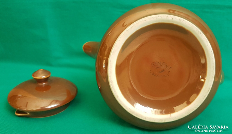 Rare Czech Jaroslav Jezek designer Asmanite porcelain coffee pot from the 1960s
