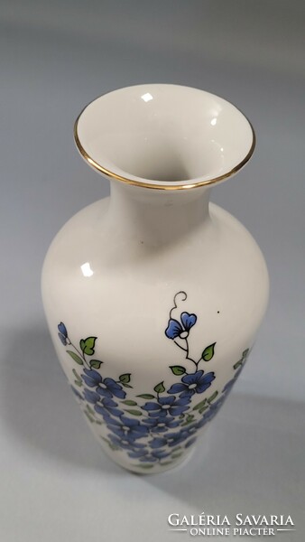 Zsolnay nefelejcs mintás porcelán váza