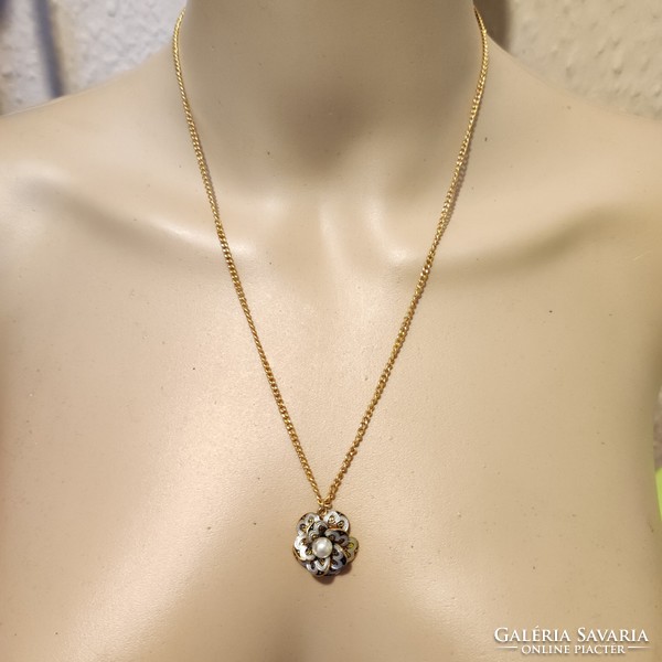 New damascene 24k gold-plated Spanish necklace worth 20,000.-