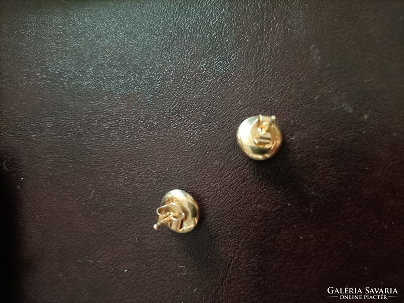 Art deco gold earrings