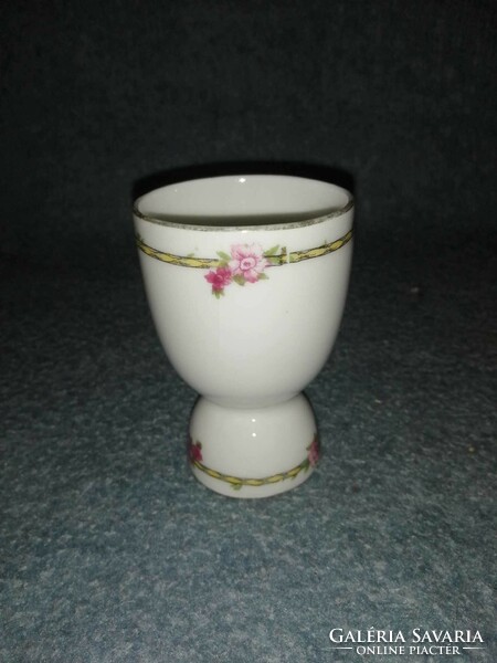 Antik jelzett porcelán pohár - 10 cm magas (A3)