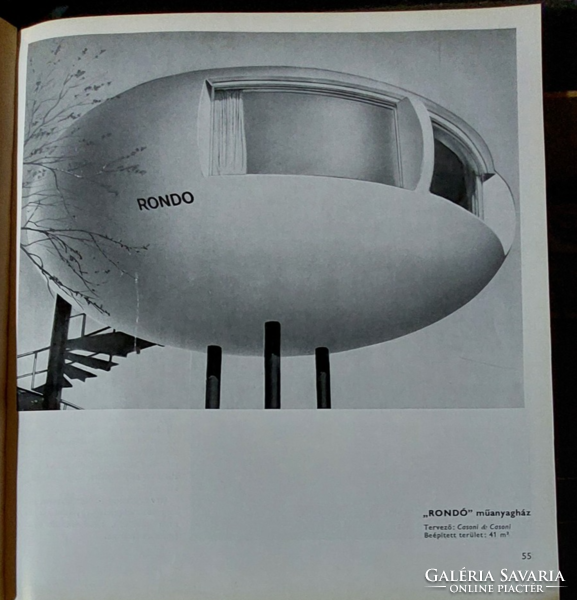 A very rare book! Callmeyer-rojkó weekend houses-holidays 1972.- Architecture, art,