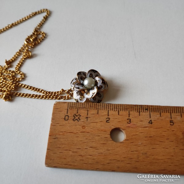 New damascene 24k gold-plated Spanish necklace worth 20,000.-