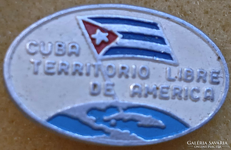 Cuba: fidel castro, land of freedom, mar del plata, etc., - 7 Different badges