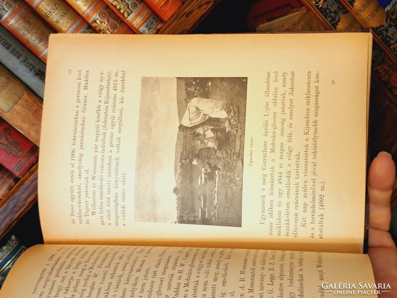 1922 "képes"M.F.T.K. utolsó kötet,RRR!!! első kiadás SAVOYAI LAJOS AMADÉ ABRUZZÓI HERCEG: RUVENZORI