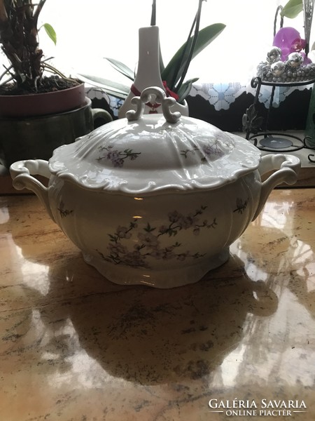 Zsolnay porcelain soup bowl is unique