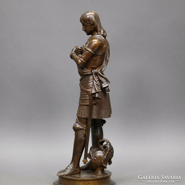 Eutrope Bouret - Jean D'arc bronz szobor - M1265