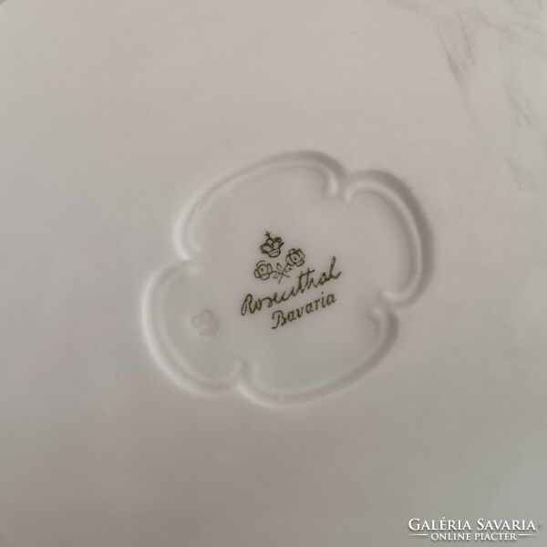 Antique rosenthal porcelain name plate