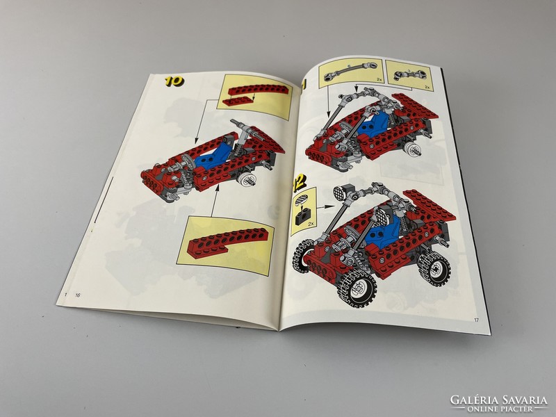 Lego technic 8820 buggy jeep - assembly instructions description 1991