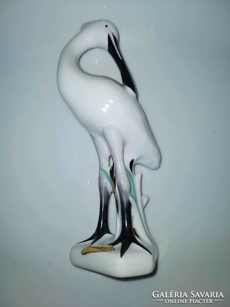 Porcelain stork