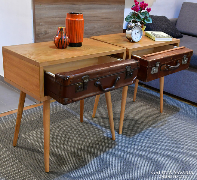 Rustic bedside tables, vintage, nightstand