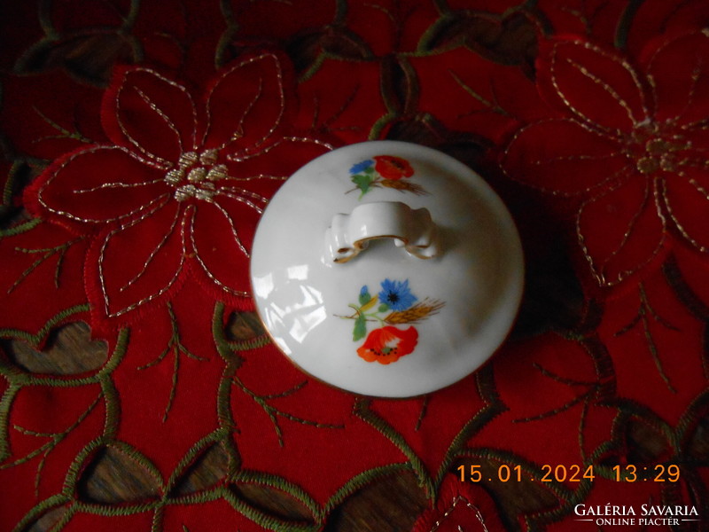 Zsolnay poppy coffee pouring lid