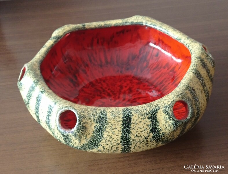 Pesthidegkút ceramic bowl/pot 25/10 cm
