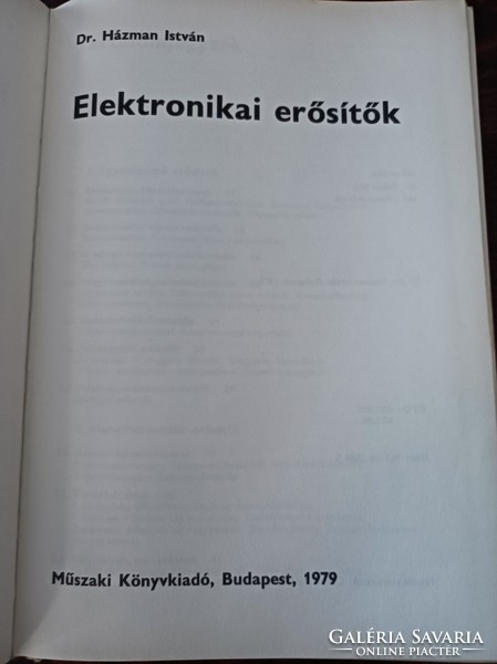 Elektronikai Erösìttök  ﻿Dr.Hazman 1979