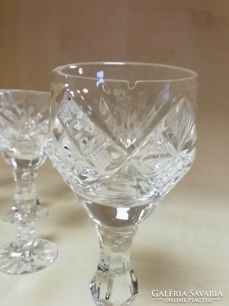 Crystal brandy glass set