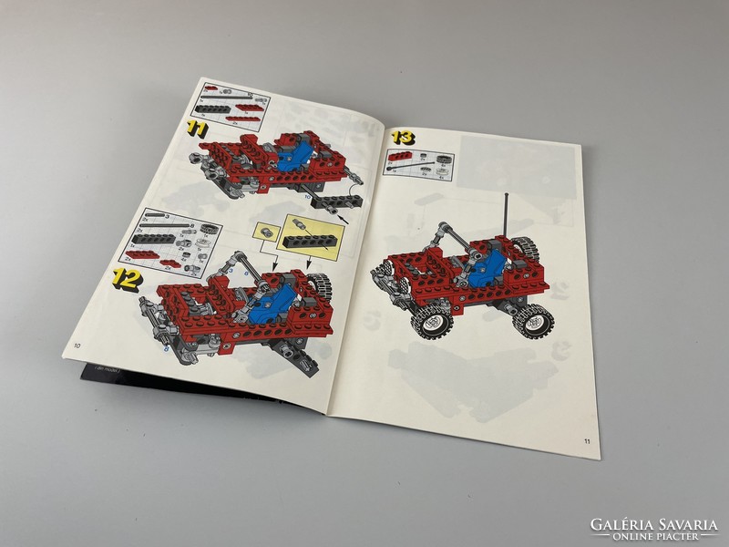 Lego technic 8820 buggy jeep - assembly instructions description 1991
