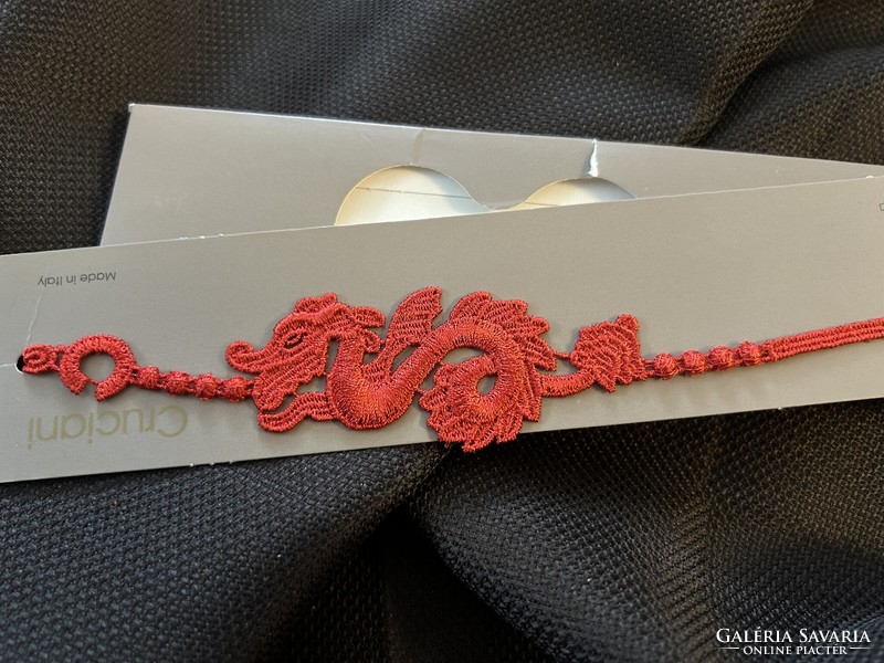 Year of the Dragon Red Dragon Crucian Bracelet Lace-like