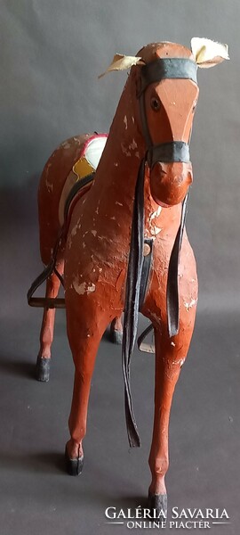 Huge paper mache horse antique negotiable art deco design