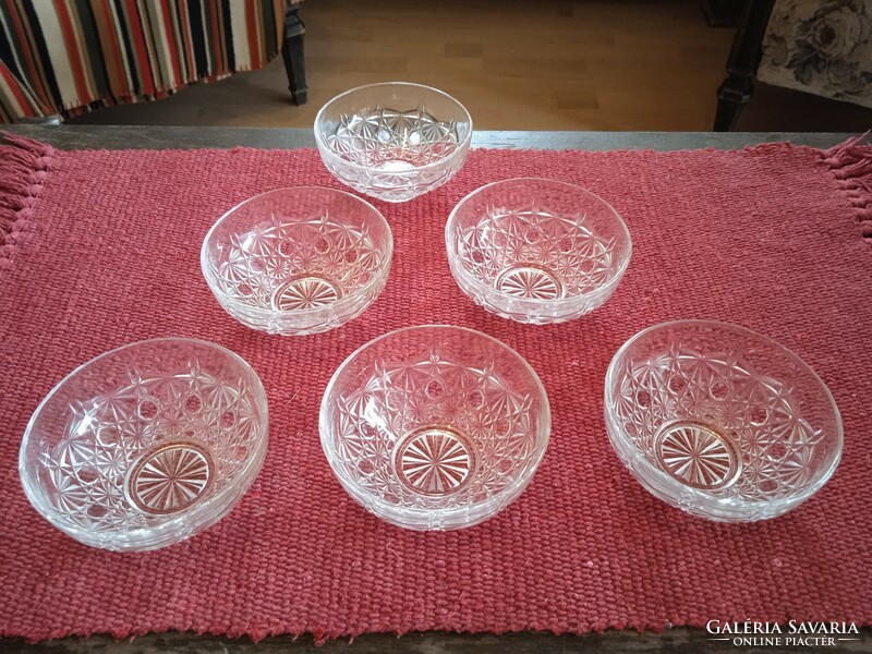 Crystal bowls 12-cm 6 pcs