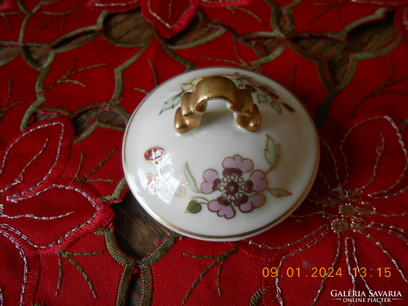 Zsolnay butterfly pattern coffee pouring lid