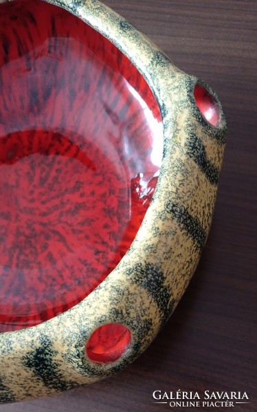 Pesthidegkút ceramic bowl/pot 25/10 cm