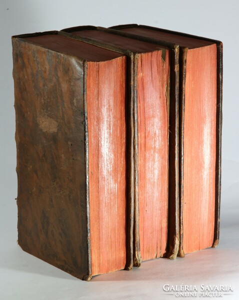 1775 - Horányi elek - memoria hungarorum in 3 volumes in beautiful leather binding!