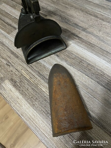 Old brass iron