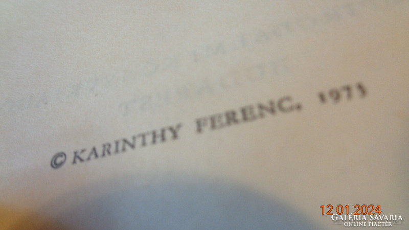 Karinthy ferenc: first presentation of spirit summoning in 1973.