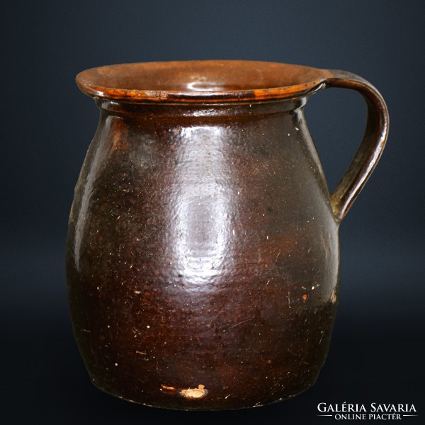 Gomör countryside glazed pot