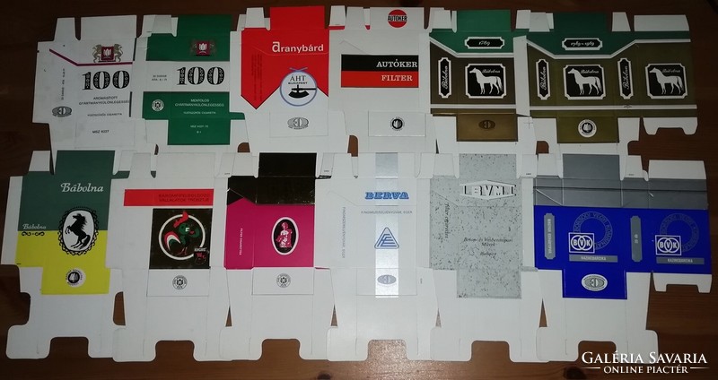 71 Kinds of old Hungarian cigarette packaging in printing condition!