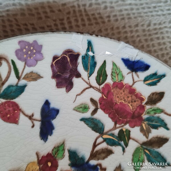 Antik fajansz kézzel festett tányér, falitányér - Rörstrand - 2.