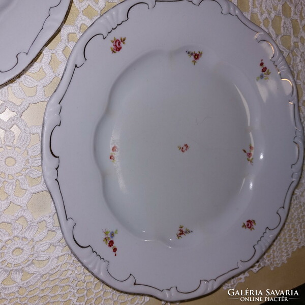 Zsolnay porcelain flower plates