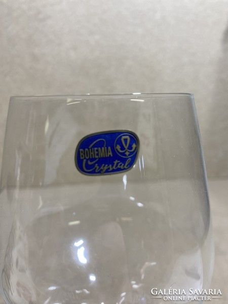 Crystal wine glass, size 24 x 10 cm. Bohemia. 2176