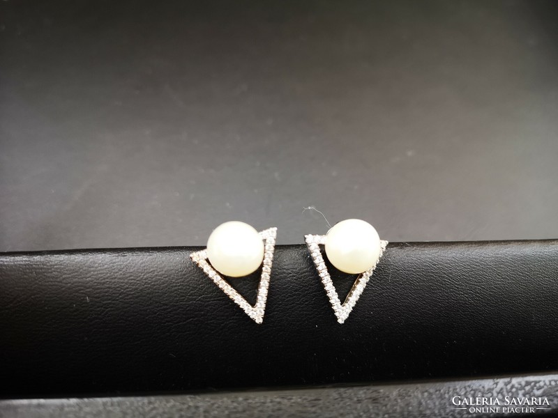 925 Sterling silver earrings with pearls