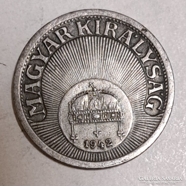 Hungary 10 pennies, 1942 (492)