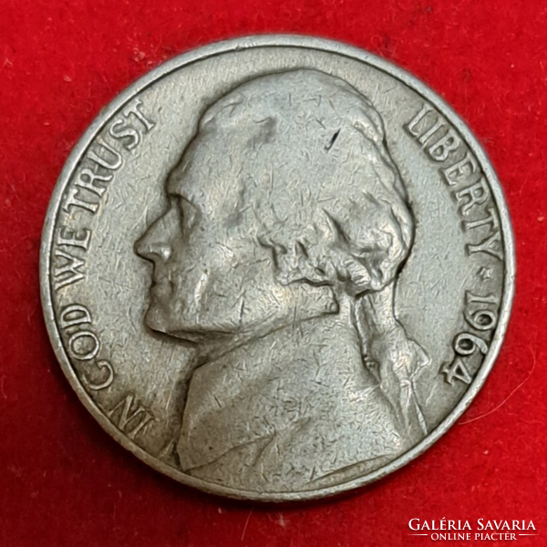 1964. US 5 cents (895)