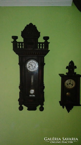 Pewter pendulum clock 95cm