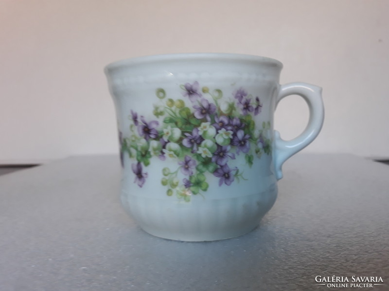 Beautiful antique porcelain violet mug